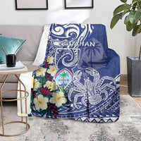 Hafa Adai Guam Blanket Latte Stone With Coconut Crab