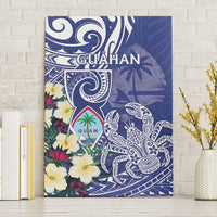 Hafa Adai Guam Canvas Wall Art Latte Stone With Coconut Crab