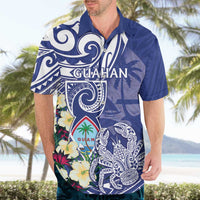 Personalised Hafa Adai Guam Hawaiian Shirt Latte Stone With Coconut Crab