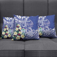 Hafa Adai Guam Pillow Cover Latte Stone With Coconut Crab