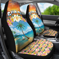 Guam Car Seat Cover Eternal Summer Sunset Beach LT05 - Polynesian Pride