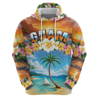 Guam Hoodie Eternal Summer Sunset Beach