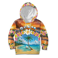 Guam Kid Hoodie Eternal Summer Sunset Beach