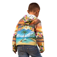 Guam Kid Hoodie Eternal Summer Sunset Beach