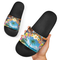 Guam Slide Sandals Eternal Summer Sunset Beach
