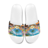 Guam Slide Sandals Eternal Summer Sunset Beach