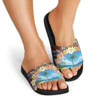 Guam Slide Sandals Eternal Summer Sunset Beach