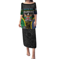 Personalised South Sea Islanders And Fiji Family Matching Puletasi and Hawaiian Shirt Kanakas Fijian Tapa Pattern