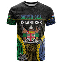 Personalised South Sea Islanders And Fiji T Shirt Kanakas Fijian Tapa Pattern