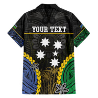 Personalised South Sea Islanders And Solomon Islands Family Matching Off Shoulder Short Dress and Hawaiian Shirt Kanakas Polynesian Pattern