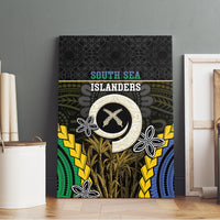 South Sea Islanders And Vanuatu Canvas Wall Art Kanakas Sand Drawing Pattern