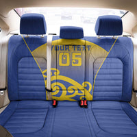 Custom James Cook High School Back Car Seat Cover Maori Koru Pattern