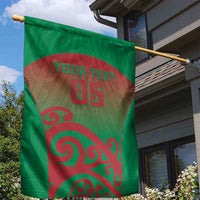 Custom Onehunga High School Garden Flag Maori Koru Pattern LT05 - Polynesian Pride