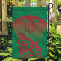 Custom Onehunga High School Garden Flag Maori Koru Pattern LT05 Garden Flag Green - Polynesian Pride