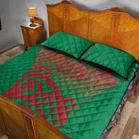 Custom Onehunga High School Quilt Bed Set Maori Koru Pattern LT05 - Polynesian Pride