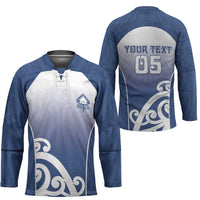 Custom New Zealand Aotea College Hockey Jersey Maori Koru Pattern