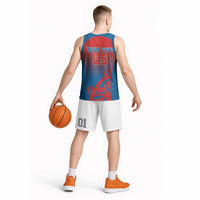 Custom St Joseph's Maori Girls' College Basketball Jersey Maori Koru Pattern