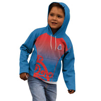 Custom St Joseph's Maori Girls' College Kid Hoodie Maori Koru Pattern