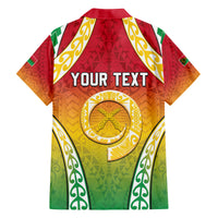 Personalised Vanuatu Family Matching Puletasi and Hawaiian Shirt Proud To Be A Ni-Van With Tribal Pattern LT05 - Polynesian Pride
