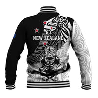 New Zealand Silver Fern Rugby Baseball Jacket World Cup 2023 Go Aotearoa Maori Pattern LT05 - Polynesian Pride