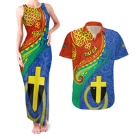 tafea-day-couples-matching-tank-maxi-dress-and-hawaiian-shirt-sand-drawing-vanuatuan-pattern