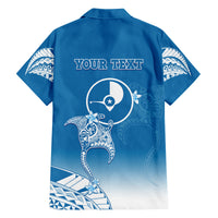 Personalised FSM Yap Constitution Day Family Matching Summer Maxi Dress and Hawaiian Shirt Polynesian Batoids LT05 - Polynesian Pride