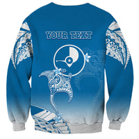 Personalised FSM Yap Constitution Day Sweatshirt Polynesian Batoids LT05 - Polynesian Pride