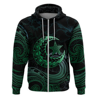 Personalised Polynesia Hoodie With Islam Crescent And Star LT05 - Polynesian Pride
