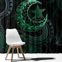 Polynesia Window Curtain With Islam Crescent And Star LT05 - Polynesian Pride