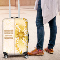 Polynesia Luggage Cover Bahai Faith Symbol LT05 Yellow - Polynesian Pride