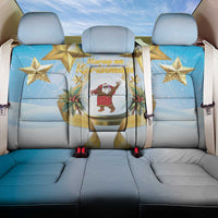 Fiji Christmas Back Car Seat Cover Snow Globe With Fijian Santa LT05