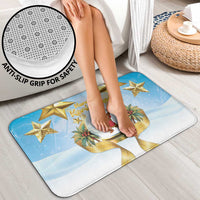 Fiji Christmas Bathroom Set Snow Globe With Fijian Santa LT05