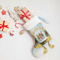 Fiji Christmas Stocking Snow Globe With Fijian Santa LT05 - Polynesian Pride