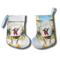 Fiji Christmas Stocking Snow Globe With Fijian Santa LT05 - Polynesian Pride