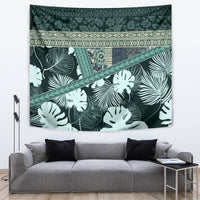 Hawaii Plant Kalo Tapestry Hawaiian Tapa Pattern LT05 - Polynesian Pride