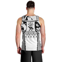 Polynesia Maui Tattoo Inspired Men Tank Top White Version