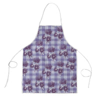 Purple Palaka Hawaii Apron Hawaiian Lehua Blossoms LT05 Purple - Polynesian Pride