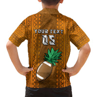Custom Hawaii Honolulu Football Bowl Kid Hawaiian Shirt Simple Style LT05 - Polynesian Pride