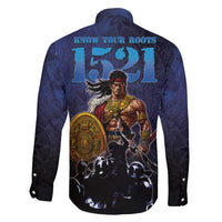 Philippines The First Hero Family Matching Off Shoulder Maxi Dress and Hawaiian Shirt Lapu Lapu Know Your Roots