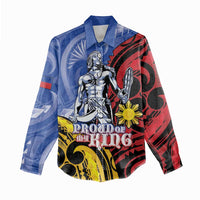 Philippines Lapu-Lapu Women Casual Shirt Proud Of My King