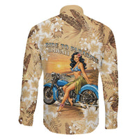 Aloha Hawaii Biker Family Matching Mermaid Dress and Hawaiian Shirt Ride To Paradise