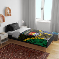 South Sea Islanders And Gilbert Islands Bedding Set Kanakas Polynesian Pattern