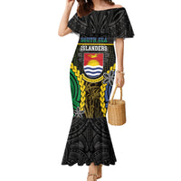 Personalised South Sea Islanders And Gilbert Islands Family Matching Mermaid Dress and Hawaiian Shirt Kanakas Polynesian Pattern