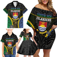 Personalised South Sea Islanders And Gilbert Islands Family Matching Off Shoulder Short Dress and Hawaiian Shirt Kanakas Polynesian Pattern LT05 - Polynesian Pride