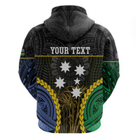 Personalised South Sea Islanders And New Ireland Hoodie Kanakas Polynesian Pattern