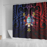 Philippines Guam Shower Curtain Filipino Sun With Guaman Seal