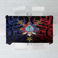 Philippines Guam Tablecloth Filipino Sun With Guaman Seal