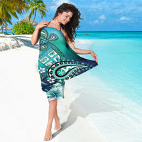 Fiji Born Indian Sarong Palm Paisley With Tapa Pattern LT05 - Polynesian Pride