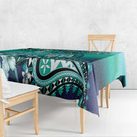 Fiji Born Indian Tablecloth Palm Paisley With Tapa Pattern