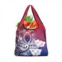 Guam Gadao Grocery Bag Hafa Adai Micronesian Tribal Pattern LT05 1-pack One Size Red - Polynesian Pride